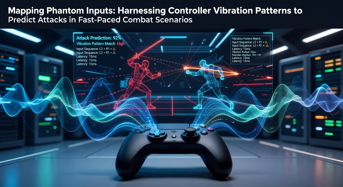 Controller vibration mapping diagram showing phantom input patterns in combat scenarios